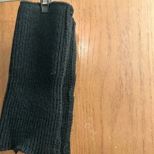 Black Knit Ankle Warmer